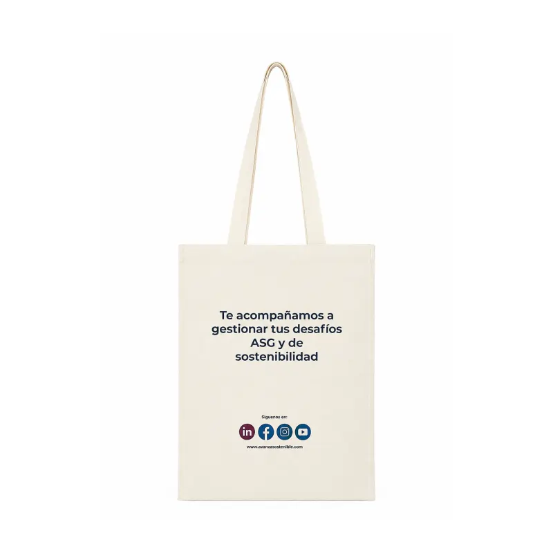Bolsas de tocuyo planas personalizadas