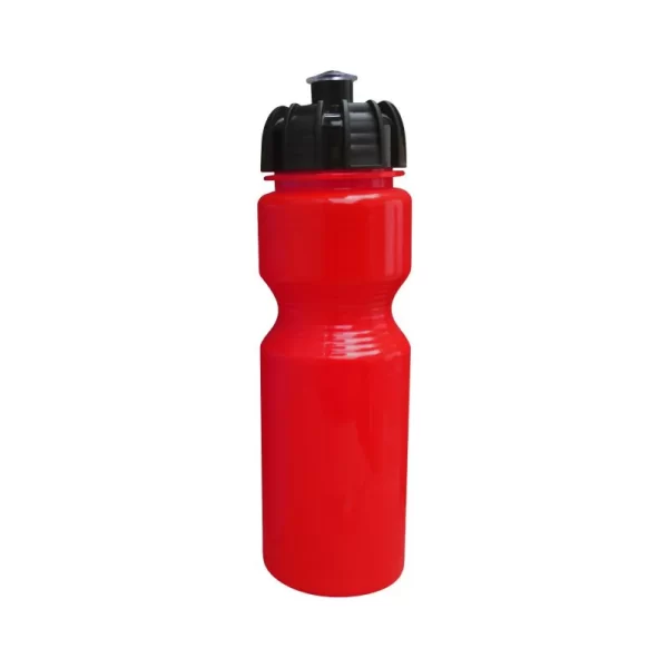 tomatodo de 730 ml personalizado de color rojo con tapa negra