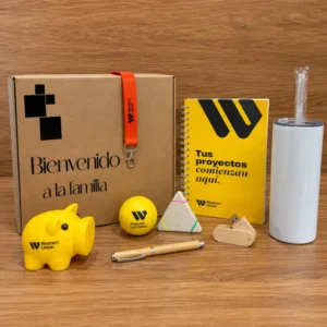 kit de bienvenida personalizado western