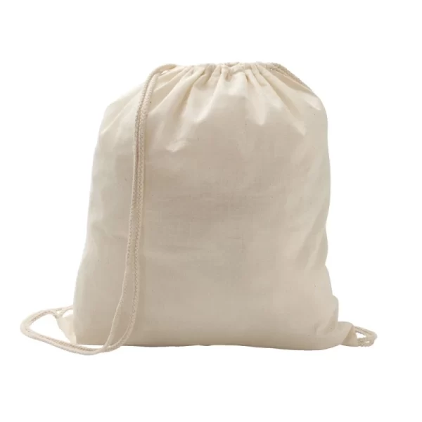 Mochila de tocuyo sublimado a full color con cordones - Imagen 2